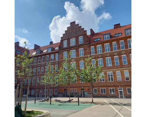 Amager Fælled Skole løber for Red Barnet