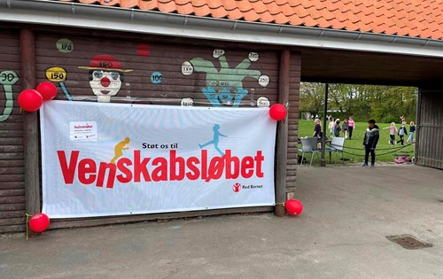Høng Skole løber for Red Barnet